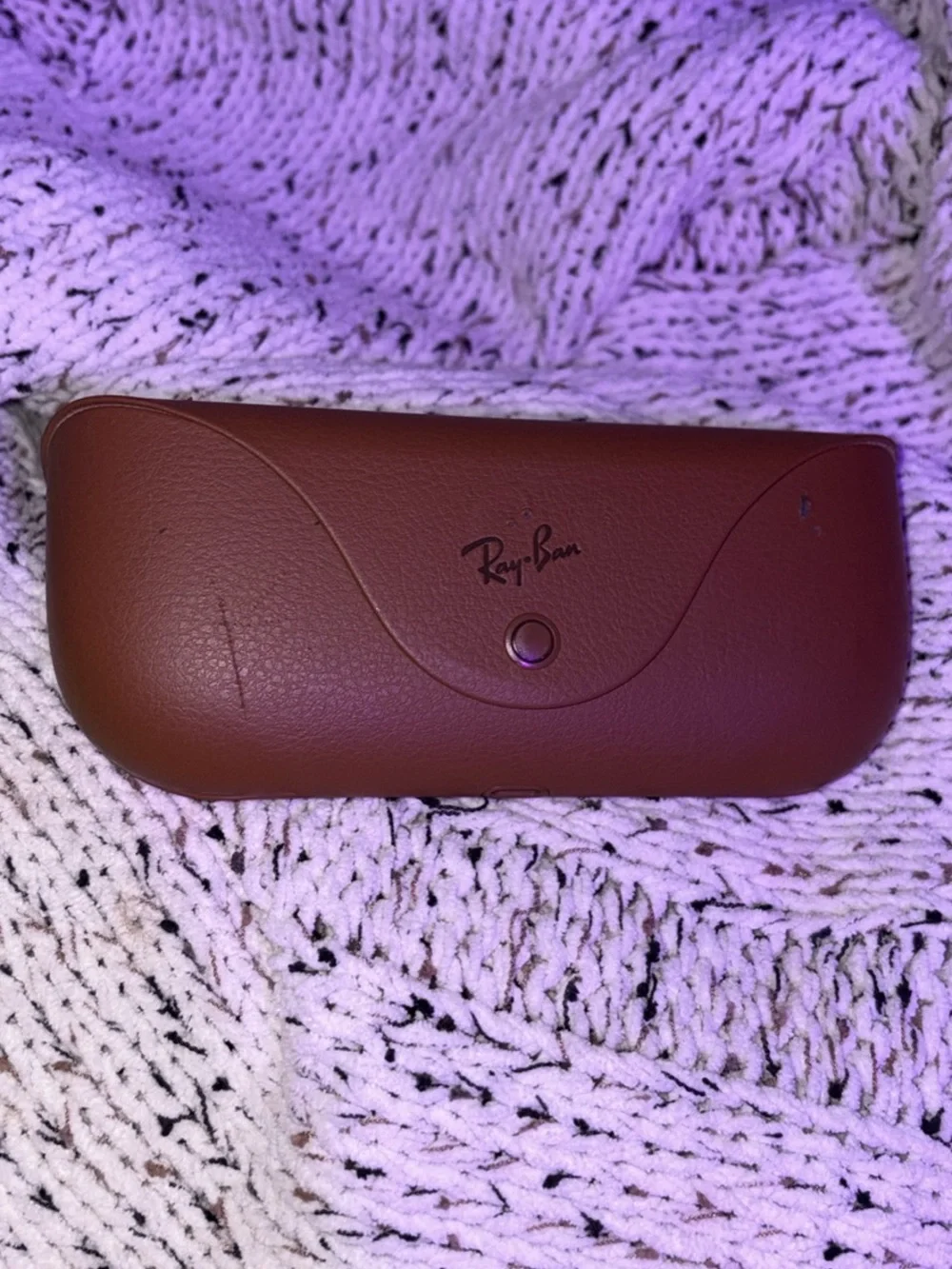 Ray-Ban Black Wayfarer Glasses with Brown Case